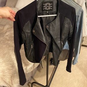 Leather jacket